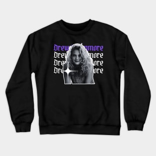 Drew barrymore x 80s retro style Crewneck Sweatshirt